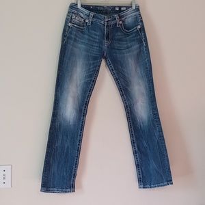 Miss Me Mid Rise Easy Straight jeans size 27